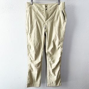 Athleta tan nylon hiking pant size 10